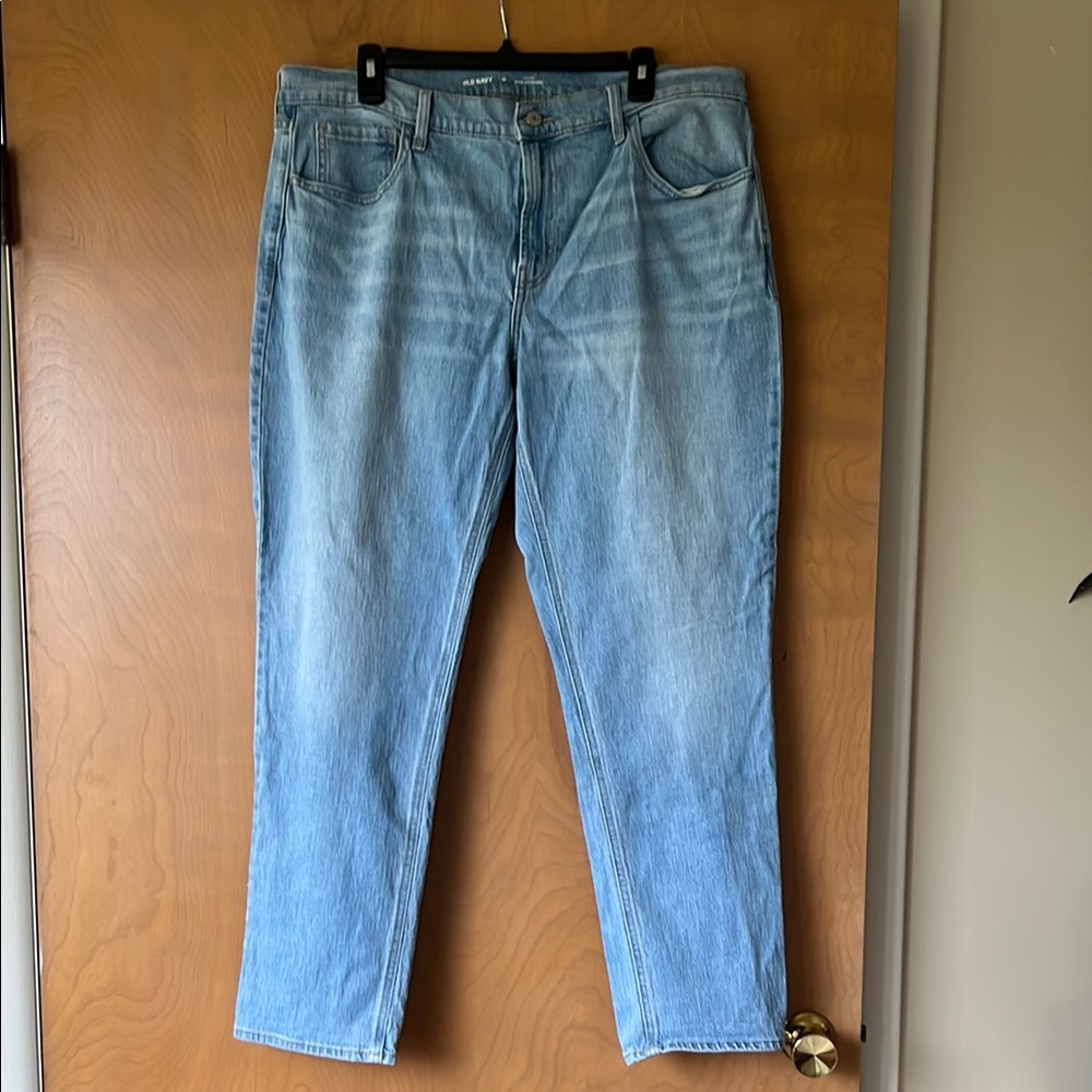 Old Navy Blue Straight Jeans Classic Denim